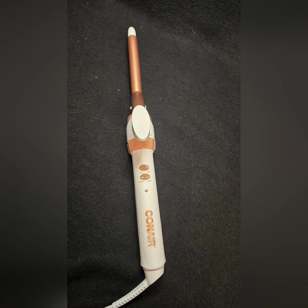 Conair 1/2 Inch Curling Iron, White/Rose Gold